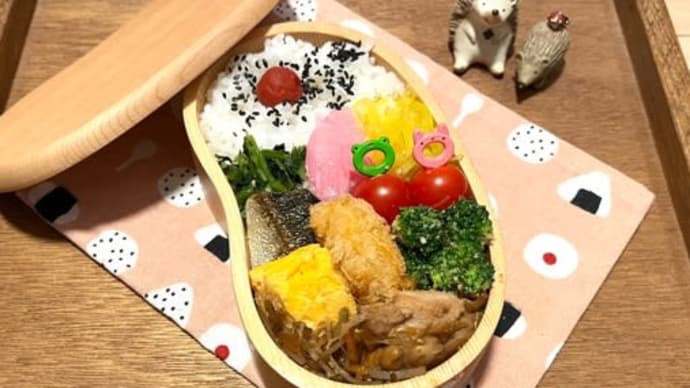 今日も秋晴れ弁当p(^_^)q