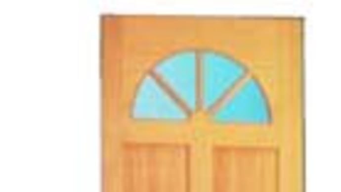 木製の玄関ドア－室内用でも可能