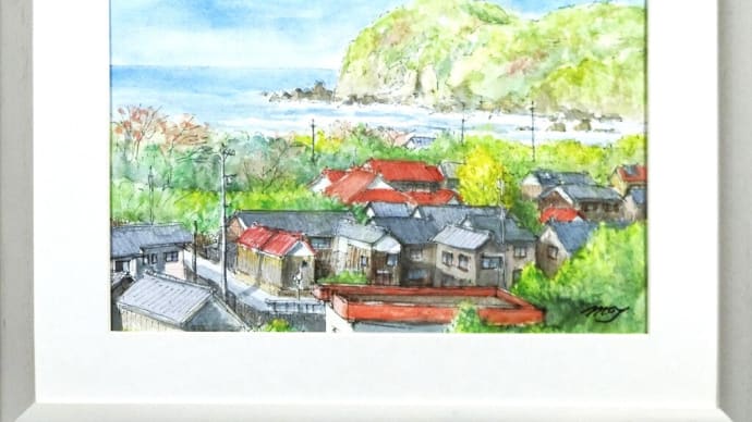 「鳥取県岩美郡・東浜」の絵が出来ました！