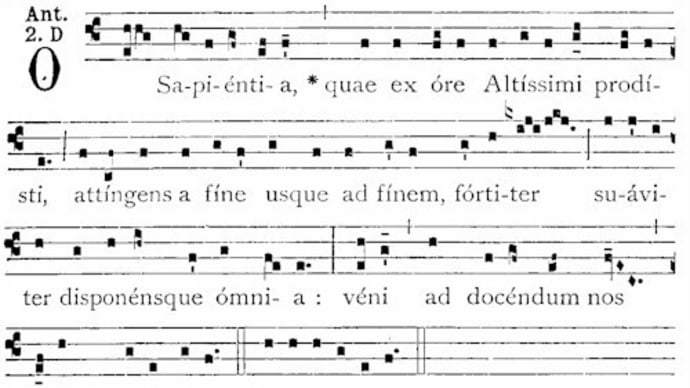 【再掲】おお、智慧よ!O Sapientia ! antiphona