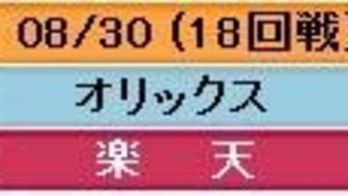 対オリックス18回戦