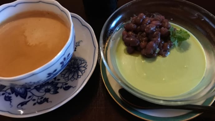 チーズムースのデザート・・・食後の甘いもの