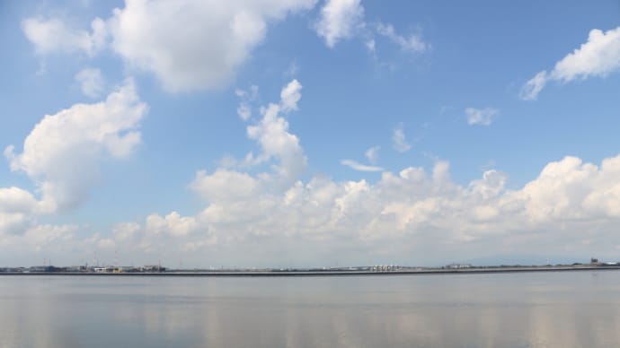 台風通過後・・