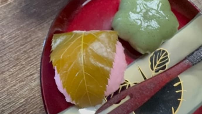 戯れ言 03/01 桜餅と蓬餅