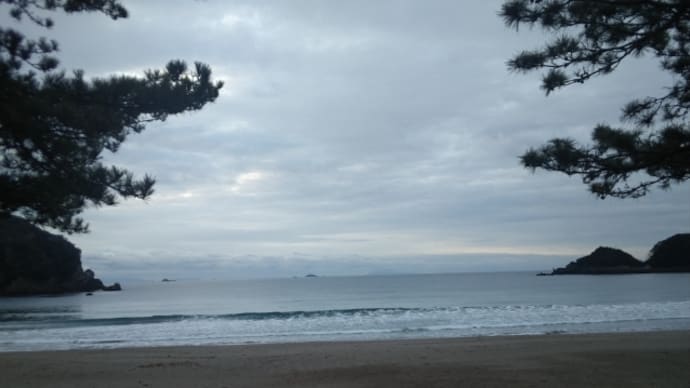 1月18日おはようございます。今日の海です。