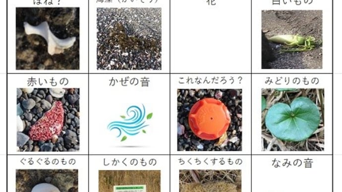 ネイチャービンゴにチャレンジ!最後に残ったのは・・・