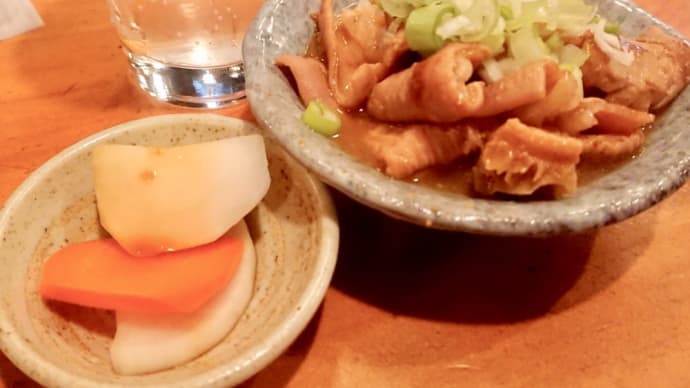 新潟屋/いつもの美味いモツ煮とモツ焼き@東十条