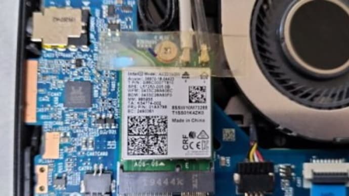 突然Wifi、Bluetoothがつながらなくなった→モジュールを交換しました