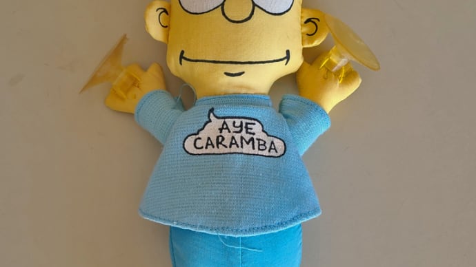 Vintage Bart Simpson Fabric Plush Doll Toy the Simpson's