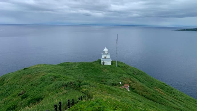 利尻島で散歩