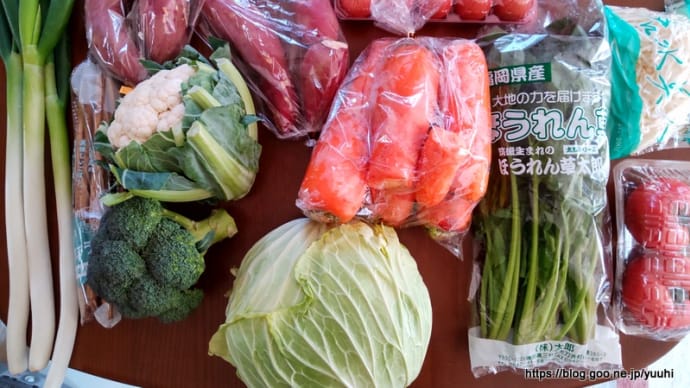 安売り八百屋でのお買い物 2月18日から3月16日