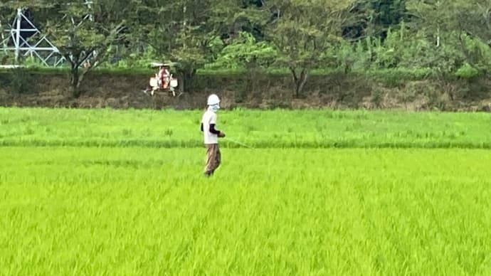 農薬散布ヘリコプター
