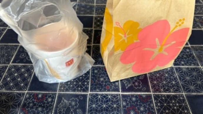 今日のランチ(ガーリックシュリンプ)