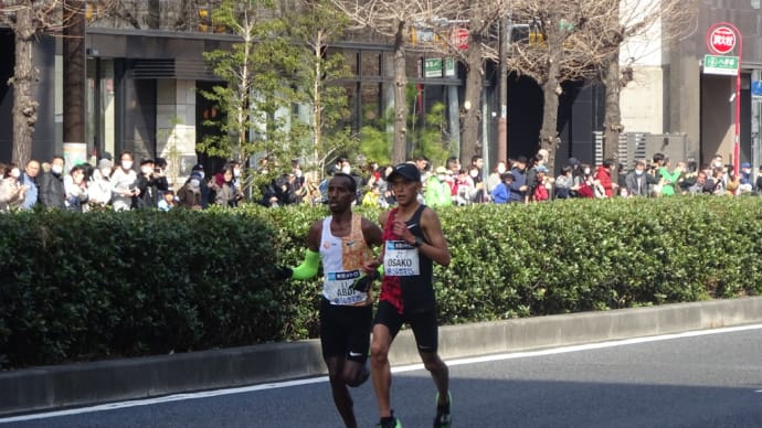 東京マラソンを観戦