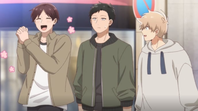 「合コンに行ったら女がいなかった話」第1話、これは恋愛ものですよね、決してBLではないですよね