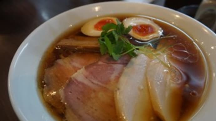 17328 らぁ麺 紫陽花@名古屋市中川区 7月9日 醤油らぁ麺、特製醤油らぁ麺、鶏油煮干しらぁ麺、つけ麺