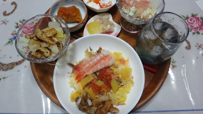 ひな祭りの晩ごはん🎎