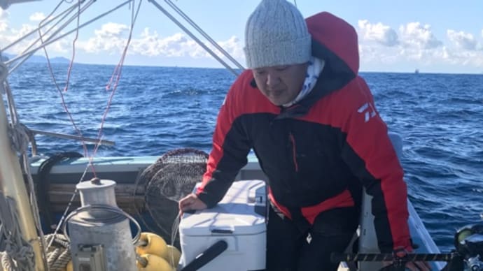 黒ムツ、鬼カサゴのリレー釣り