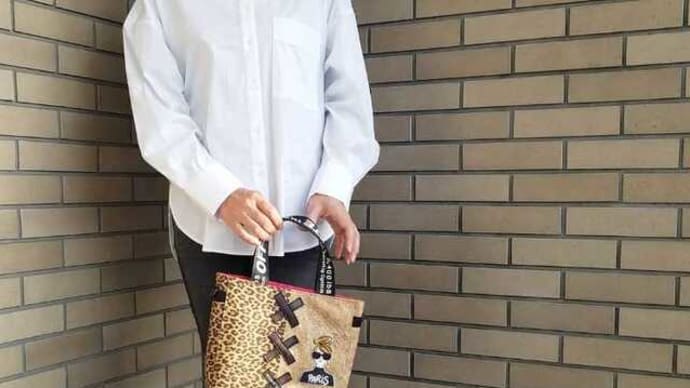 お散歩バッグ バッテンシリーズ2&3持ってみた 白シャツとデニムでお出かけしたい