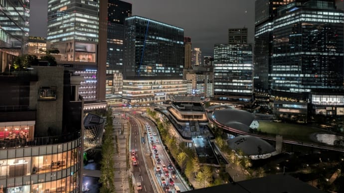 グランフロント大阪北館テラスガーデンで夜景撮影♫