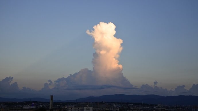 珍しい雲を見た