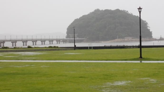 今日も雨の竹島
