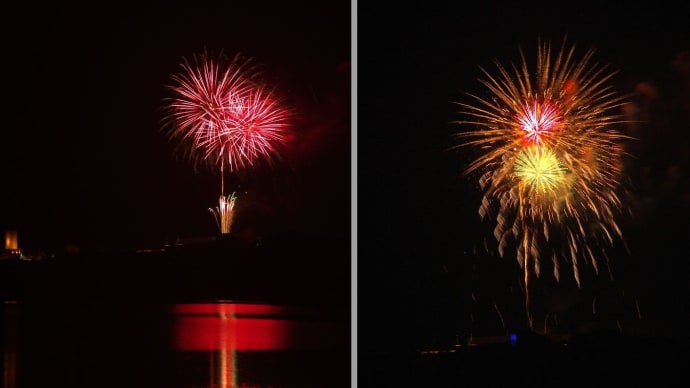 夜空を彩る花火