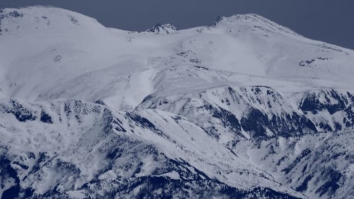 霊峰白山を見る