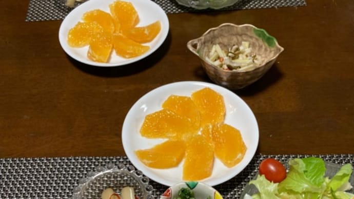 手羽元カレーとプランター栽培の冬野菜達