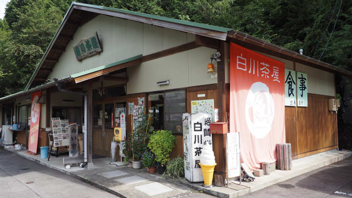 白川茶屋で郷土料理のランチ