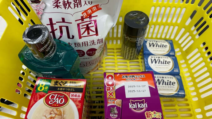 黒猫たちのエサを買い出しに