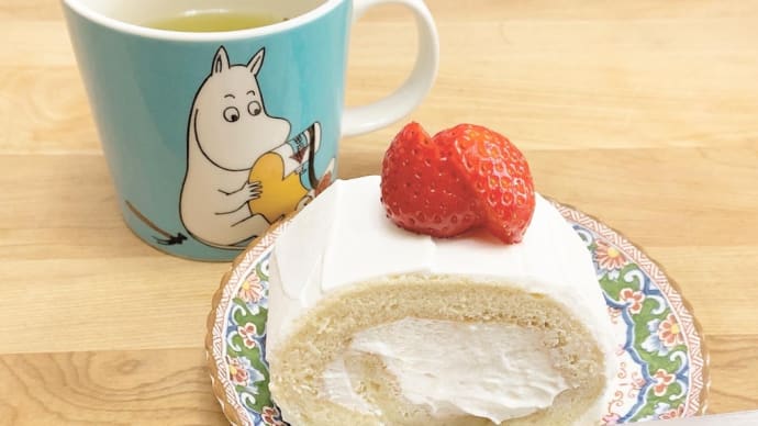 いちごのロールケーキ🍓