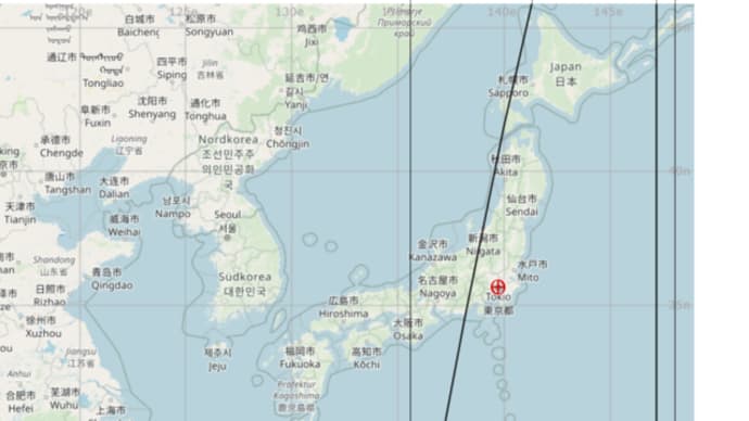 6月18日 双子座新月の地図