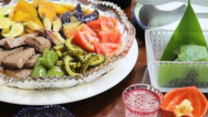 夏野菜の揚げびたし