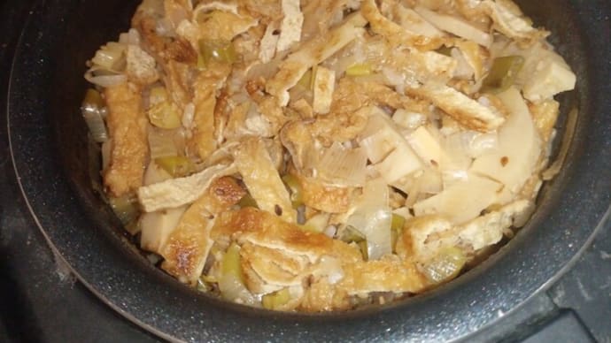 焼きタケノコご飯