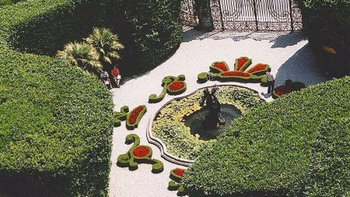 イタリアのトピアリー庭園
