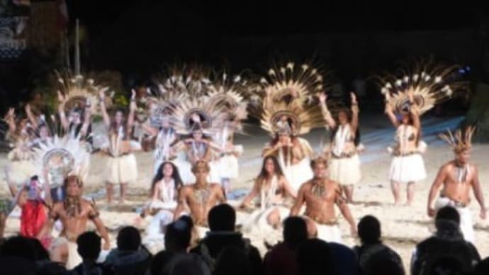 ボラボラ島のヘイバ祭り
