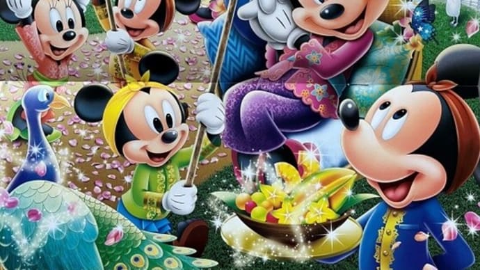2022第一生命カレンダー 隠れミッキー 7・8月