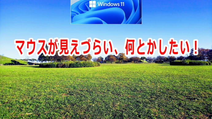 マウスが見えづらい、何とかしたい!