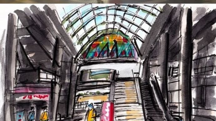 西神中央駅改札を出た広場