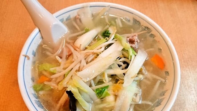 新川大勝軒飯店でタンメン(2019年11月12日)