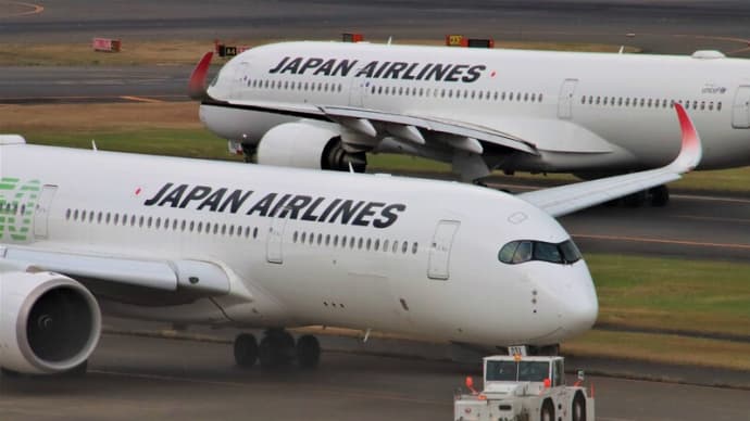 エアバス新鋭機を羽田で撮る