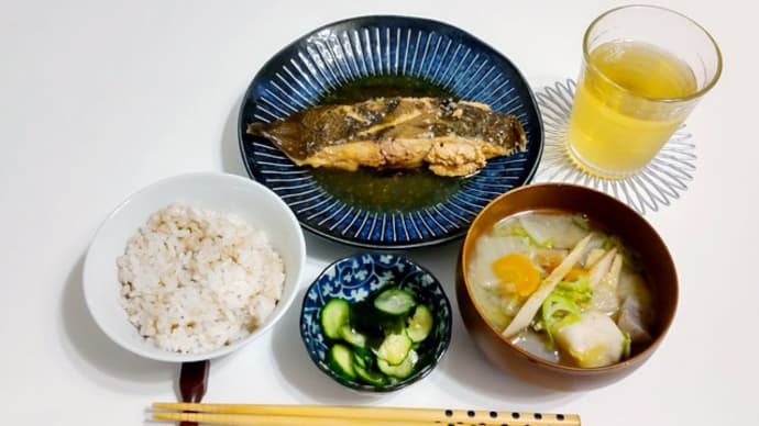 7月2日 カレイの煮つけ定食&撃沈。