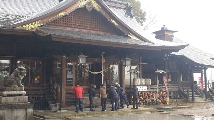 雨風低温でもバイク参拝が途切れませんでした(;´Д`)