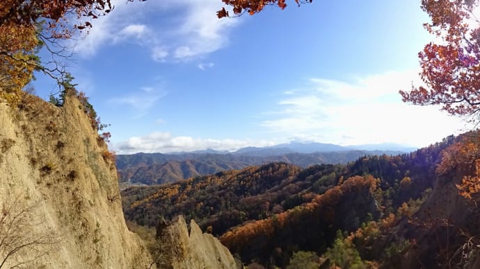 秋の池田町めぐり◆紅葉 と 継子落とし (2)