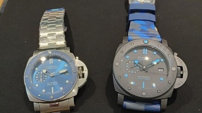 パネライ　サブマーシブル ブルーノッテ（PAM01068）＆サブマーシブル カーボテック 47 mm（PAM01616）