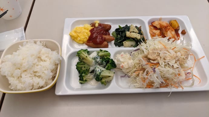 那覇のホテルで朝食バイキング 那覇市内をウォーキング