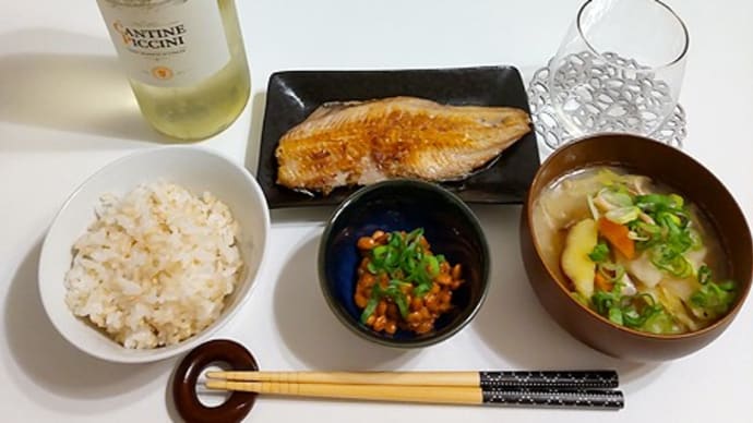 9月28日 ほっけ定食。