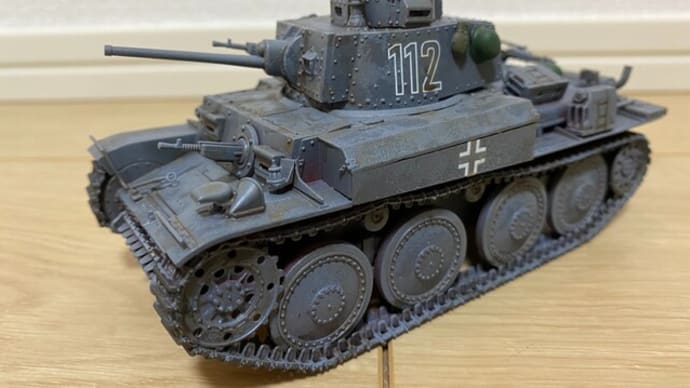 TAMIYA 1/35 ドイツ軍軽戦車38E/F型