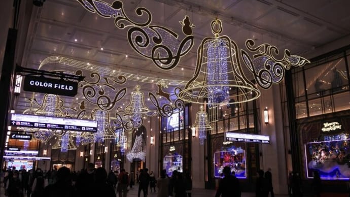阪急うめだ本店ショーウィンドウXmasディスプレイ